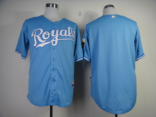 MLB Kansas City Royals Blank Blue Jersey