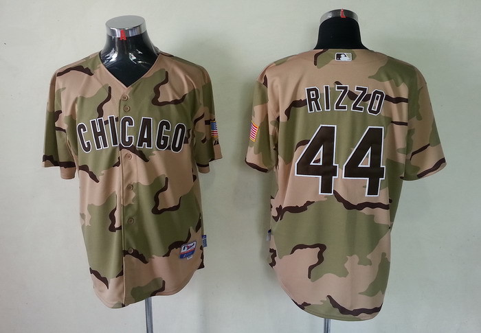 MLB Chicago Cubs #44 Anthony Rizzo Camo Jersey