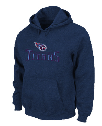 Tennessee Titans Authentic Logo Pullover Hoodie D.Blue