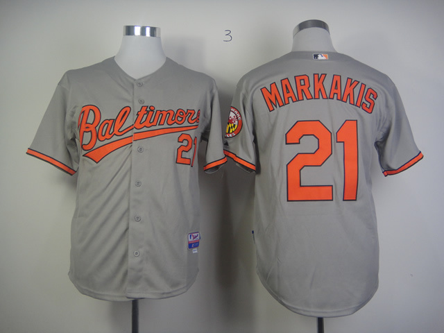 MLB Baltimore Orioles Nick Markakis #21 Jersey