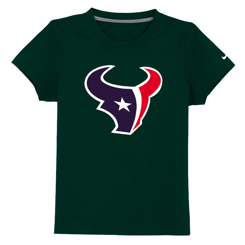 Houston Texans Sideline Legend Authentic Logo Youth T Shirt D-Green