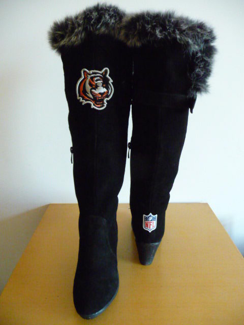 NFL Cincinnati Bengals Black Women Boots