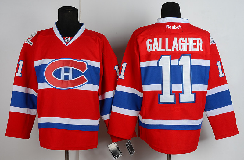 NHL Montreal Canadiens # 11 GALLAGHER Red Jersey 