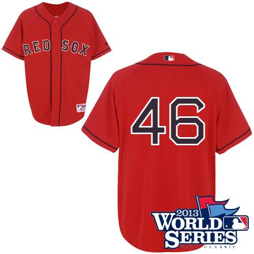 Boston Red Sox 46# Jacoby Ellsbury red w2013 World Series Patch