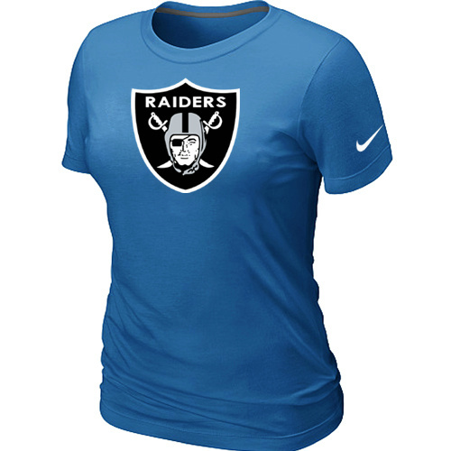  Oakland Raiders L-blue Womens Logo TShirt 48 