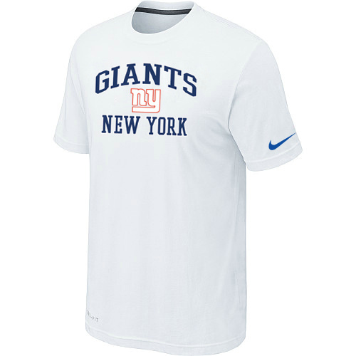 New York Giants Heart&Soul White TShirt104