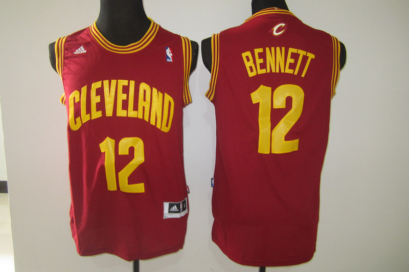 NBA Cleveland Cavaliers #12 Bennett Jersey Red
