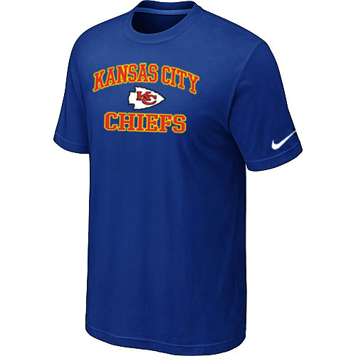  Kansas City Chiefs Heart& Soul Blue TShirt 61 