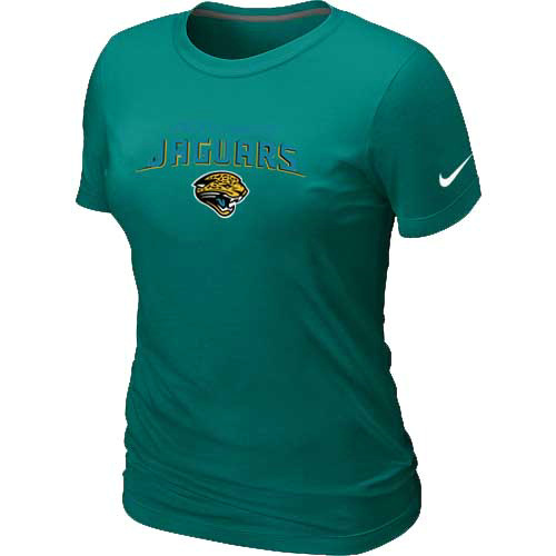  Jacksonville Jaguars Womens Heart& Soul L- Green TShirt 27 