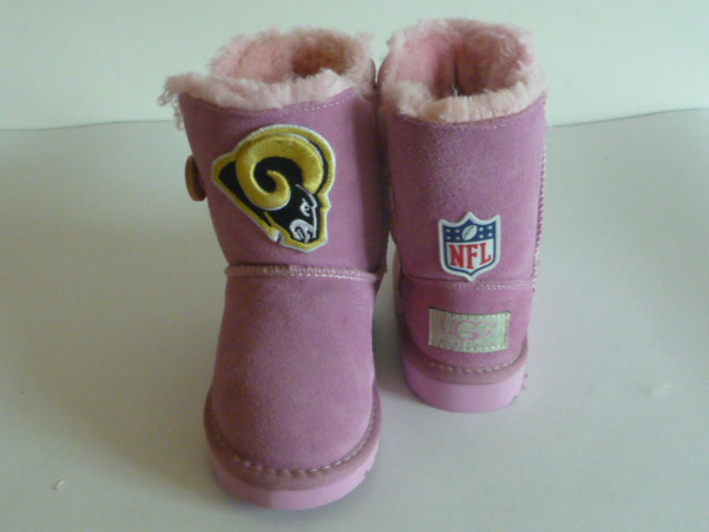Youth St. Louis Rams Boots Pink