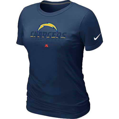  San Diego Charger D- Blue Womens Critical Victory TShirt 56 