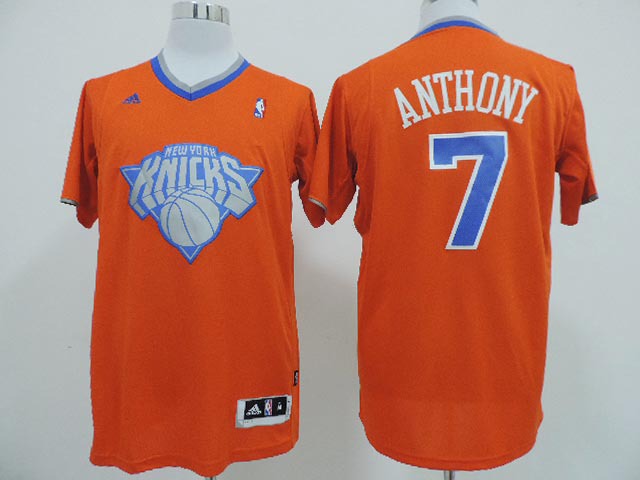 2014 Christmas adidas NBA New York Knicks #7 Carmelo anthony Drift Fashion Jersey