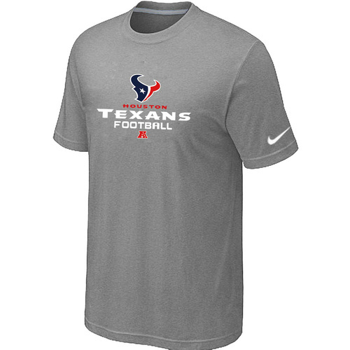  Houston Texans Critical Victorylight Grey TShirt 39 