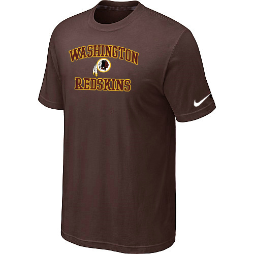  Washington Redskins Heart& Soul Brown TShirt 90 