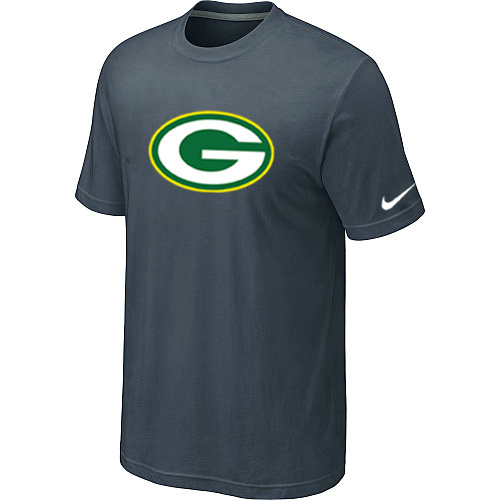  Green Bay Packers Sideline Legend Authentic Logo TShirt Grey 165 