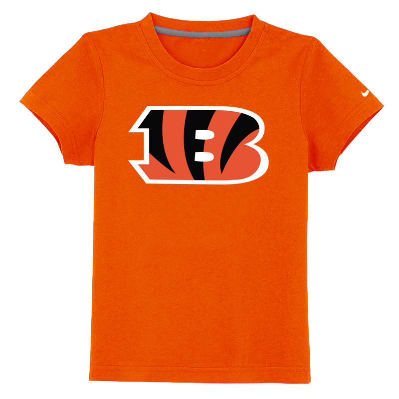 Cincinnati Bengals Sideline Legend Authentic Logo Youth T-Shirt orange