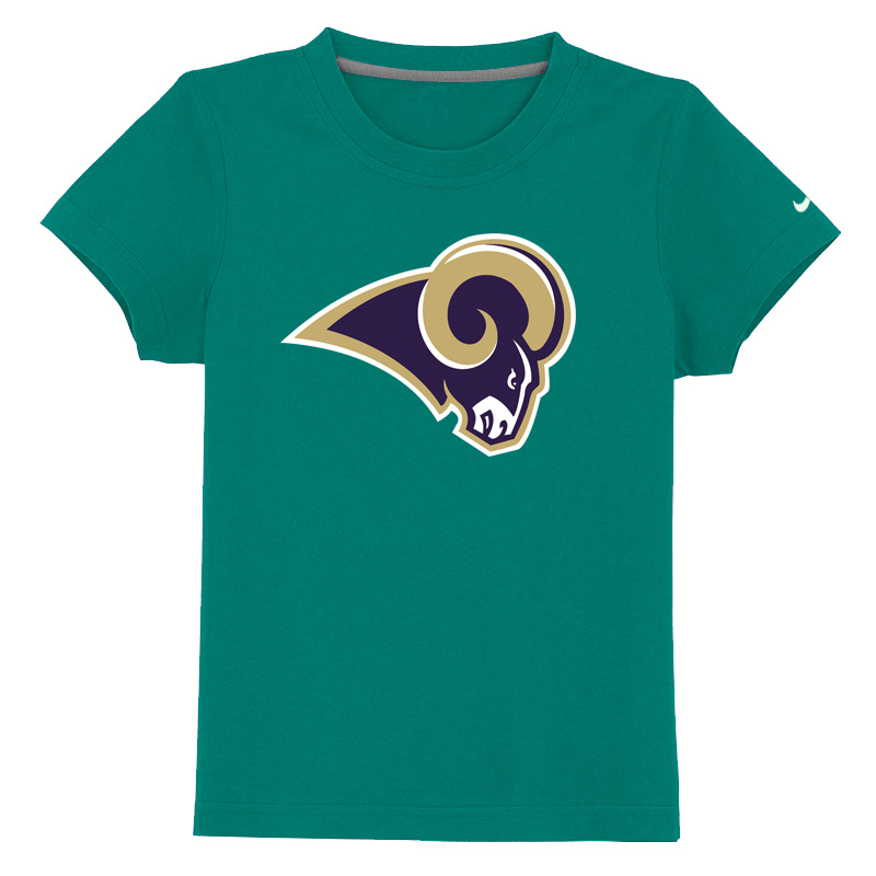 St-Louis Rams Sideline Legend Authentic Logo Youth T Shirt Green
