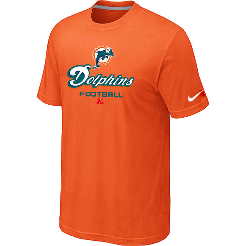  Miami Dolphins Critical Victory Orange TShirt 12 