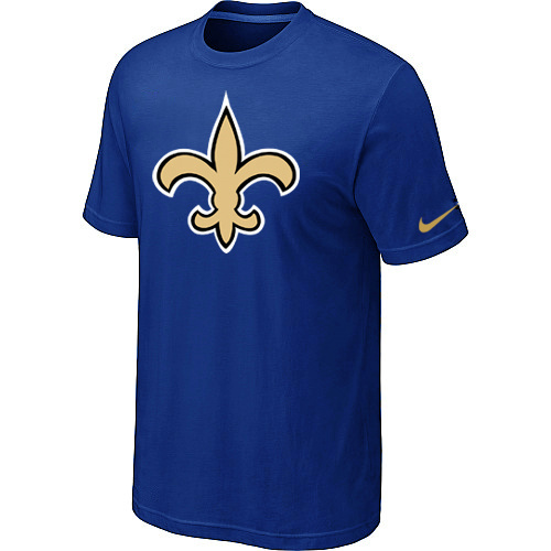 New Orleans Saints Sideline Legend Authentic Logo TShirt Blue 120
