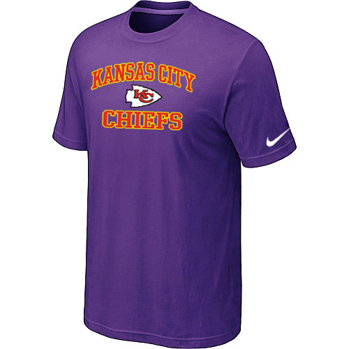  Kansas City Chiefs Heart& Soul Purple TShirt 53 