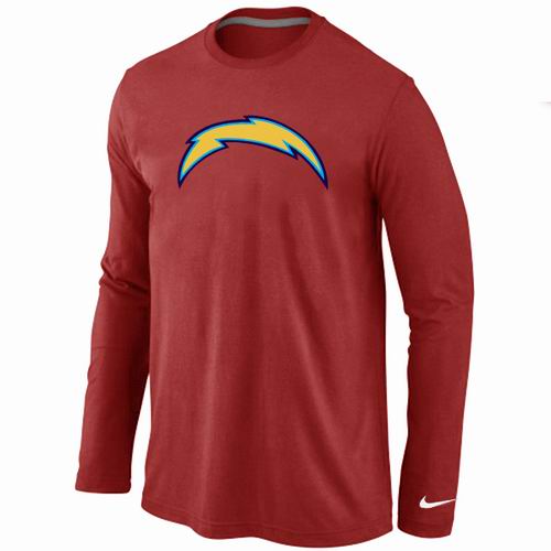 Nike San Diego Charger Logo Long Sleeve T-Shirt RED