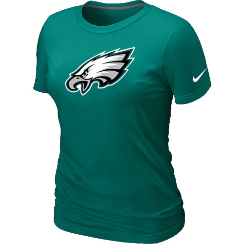  Philadelphia Eagles L- Green Womens Logo TShirt 64 