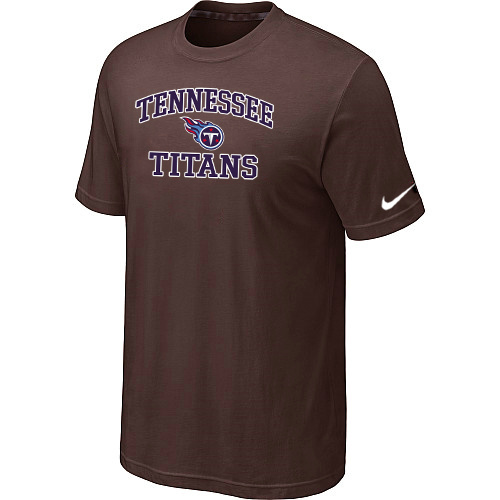  Tennessee Titans Heart& Soul Brown TShirt 73 