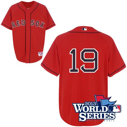 Boston Red Sox 19# Josh Beckett red w2013 World Series Patch