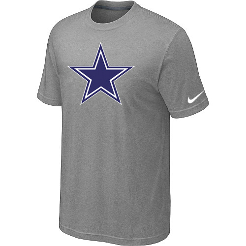  Dallas Cowboys Sideline Legend Authentic Logo TShirt Lightgrey 58 