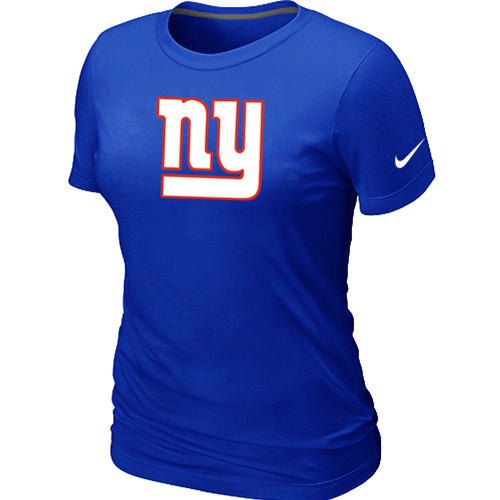 New York Giants Blue Womens Logo TShirt94