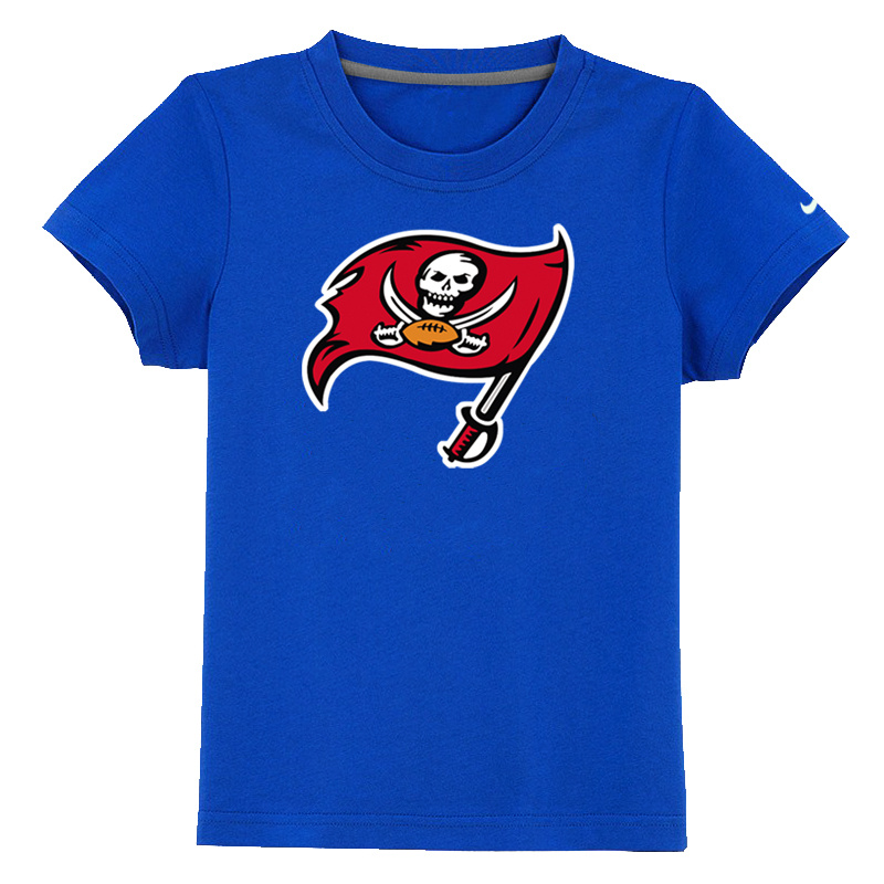 Tampa Bay Buccaneers Sideline Legend Authentic Logo Youth T Shirt Blue