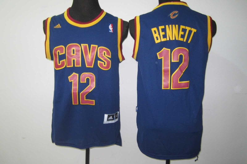 2013 NBA First Overall Pick Cleveland Cavaliers #12 Anthony Bennett Jersey Blue 