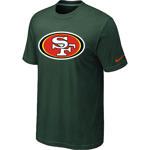  Nike San Francisco 49 ers Sideline Legend Authentic Logo TShirt D- Green 257 