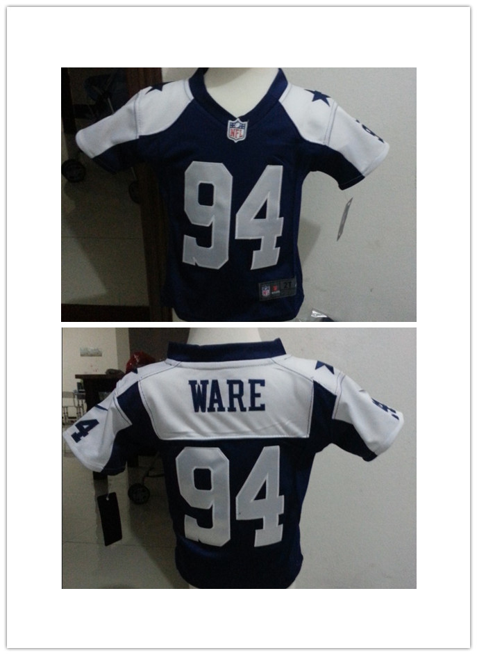 NFL Nike Dallas Cowboys #94 Ware Thanksgiving Blue Infant Jersey