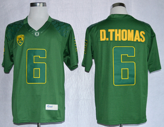 NCAA Oregon Ducks #6 DeAnthony Thomas Green Jersey