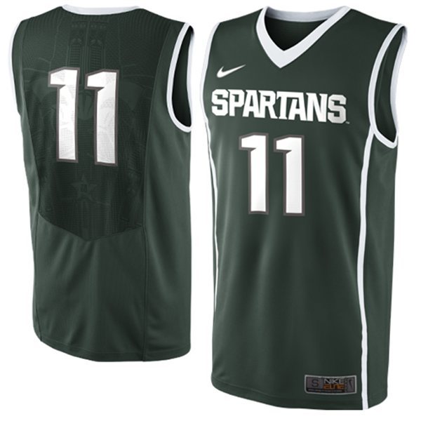 NCAA Michigan State Spartans #11 Keith Appling Green Jersey