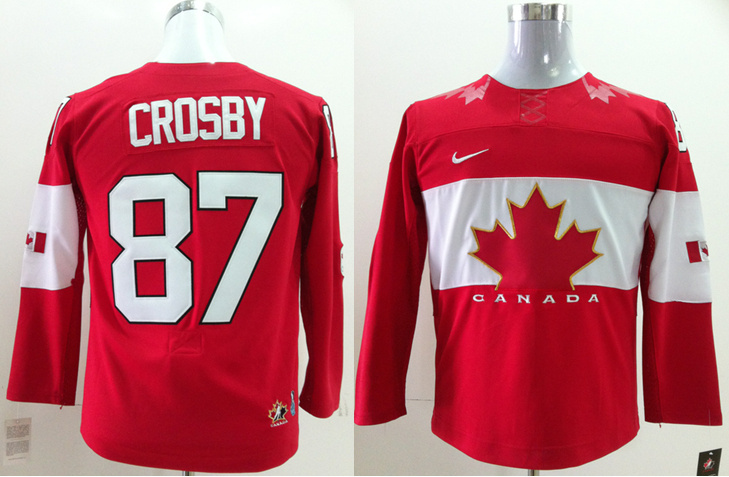 NHL Reebok Toronto Maple Leafs #87 Crosby Red Youth Jersey