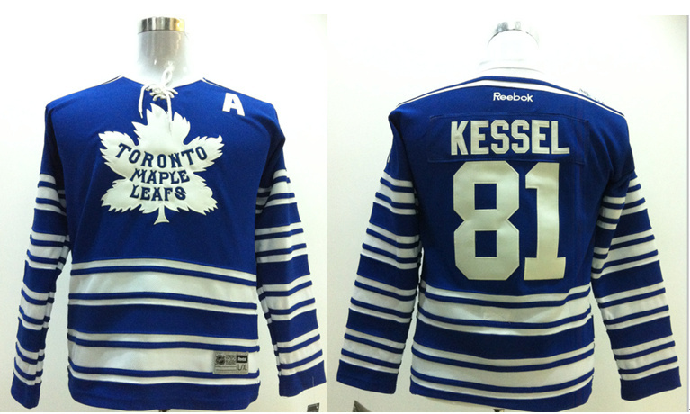 NHL Reebok Toronto Maple Leafs #81 Kessel Youth Blue Jersey