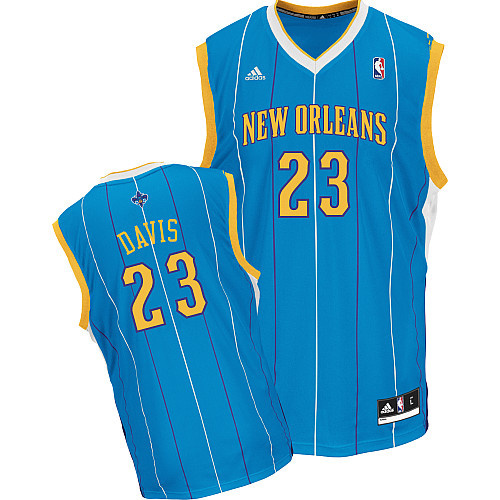 NBA New Orleans Hornets #23 Davis Blue Jersey
