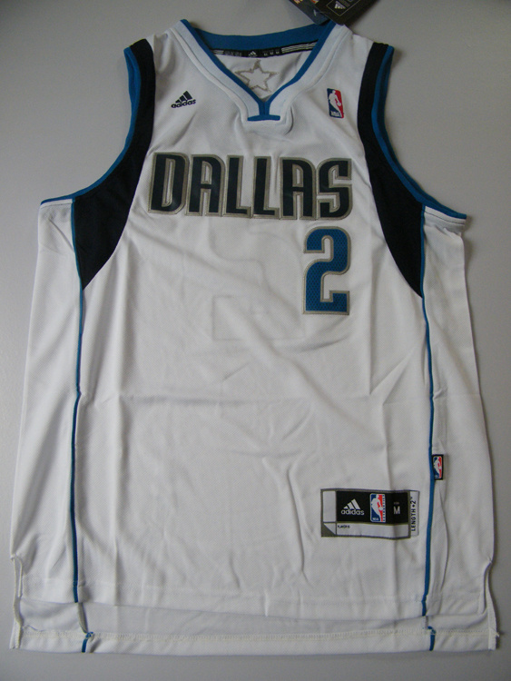 Jason Kidd White #2 NBA Dallas Mavericks Jersey Length2