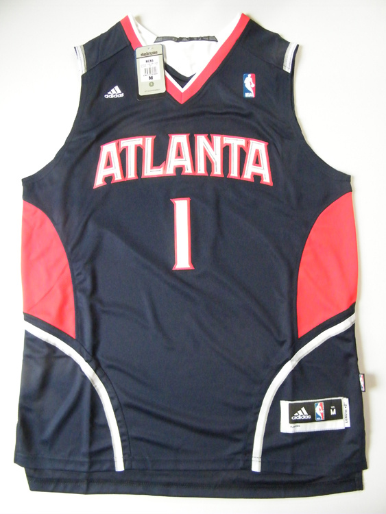 Atlanta Hawks #1 McGRADY Black NBA jersey