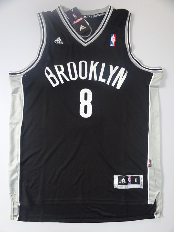 NBA Brooklyn  Nets #8 Williams Black Jersey Length2