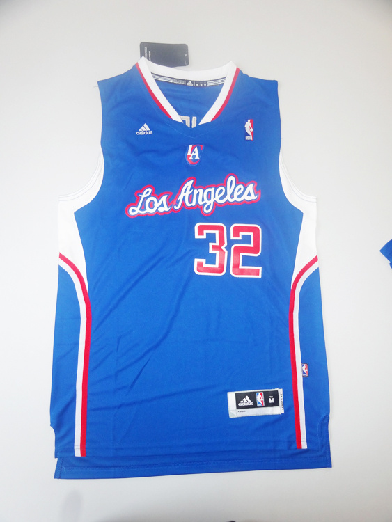 Los Angeles clippers Blue 32 Griffin NBA Jersey Length2