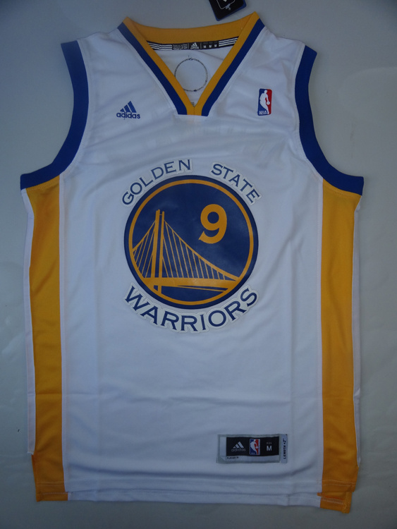 Golden State Warriors #9 Iguodala White Jersey Length2