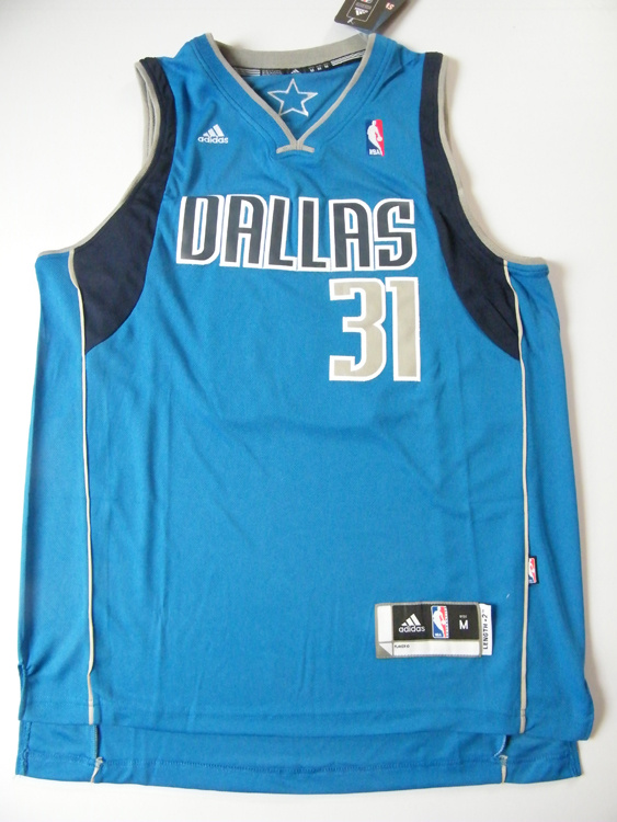 Jason Terry NBA #31 Dallas Mavericks Jersey Baby Blue Length2