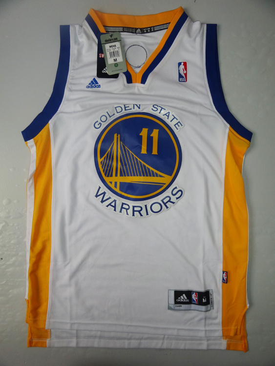 Golden State Warriors #11 Thompson White Jersey Length2