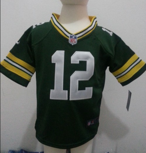 Nike NFL Green Bay Packers #12 Rodgers Kids Jersey(2-4Y)