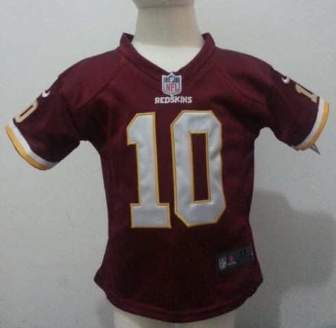 NFL Washington Redskins #10 Griffin Red Kids Jersey(2-4Y)