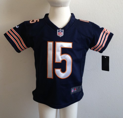 Nike Chicago Bears #15 Marshall Kids Blue Jersey(2-4Y)