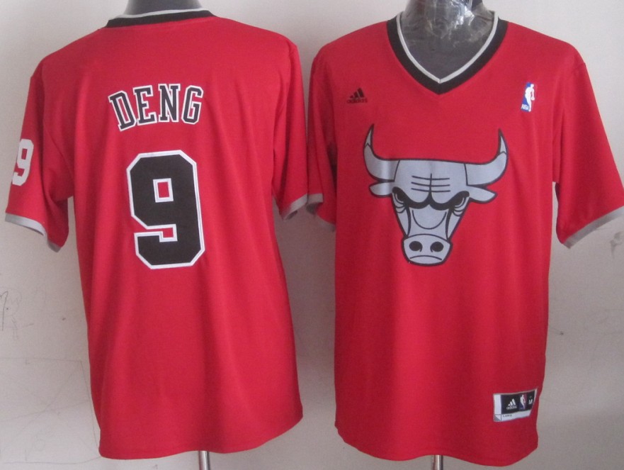 2014 Christmas NBA Chicago Bulls #9 Luol Deng Red Jersey